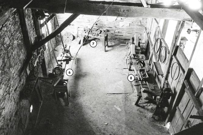 L'atelier d'entretien de la tréfilerie ; 1980 (c) Phot. : Ph. Lair ; Fonds ASFSL, série 114J, AD24